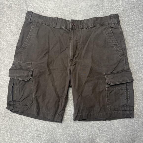Eddie Bauer Other - Eddie Bauer Cargo Shorts Mens 40 Brown Outdoor Ripstop 100% Cotton Classic